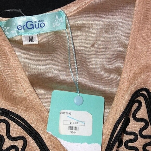 erGuo by Minty medium black & nude cocktail dress - Picture 5 of 6